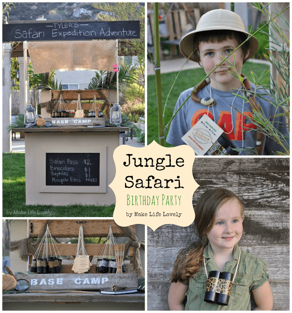 jungle safari birthday party