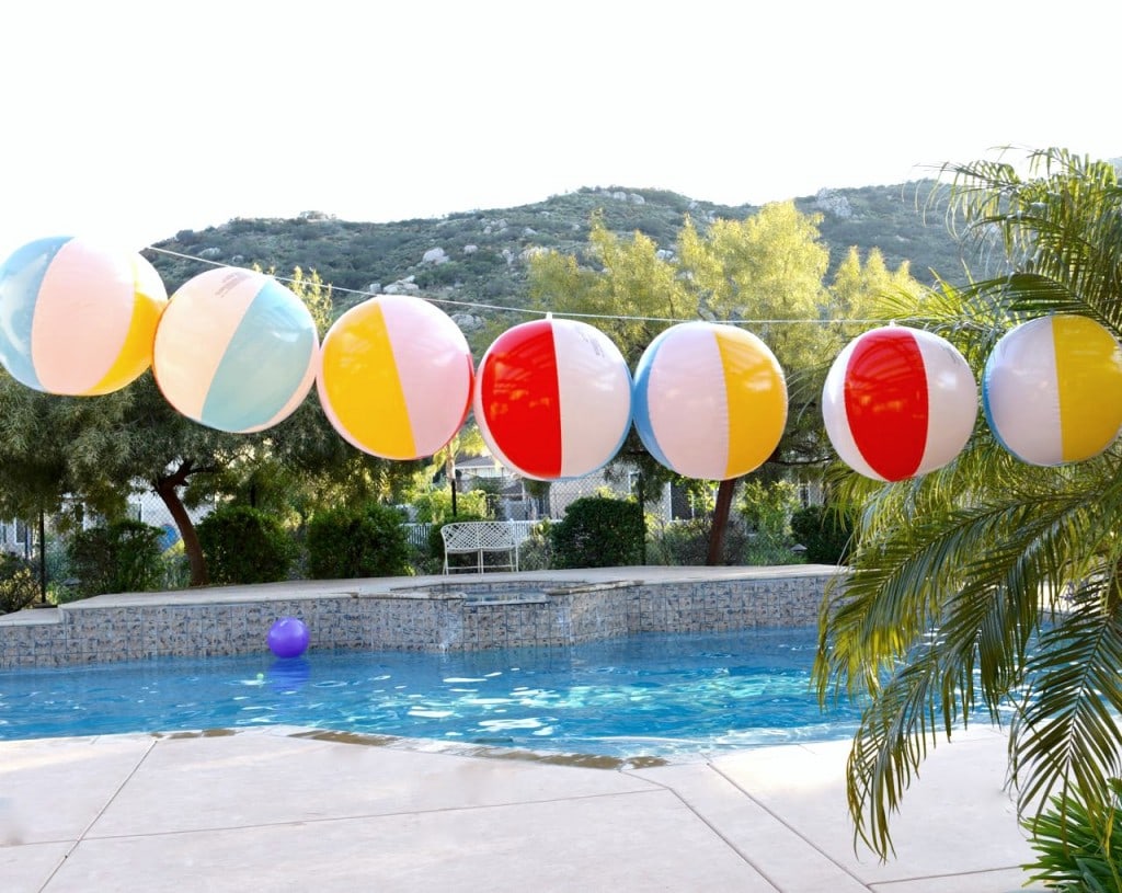 Beach Ball Garland DIY Make Life Lovely   Beach Ball Garland DIY 1024x815 