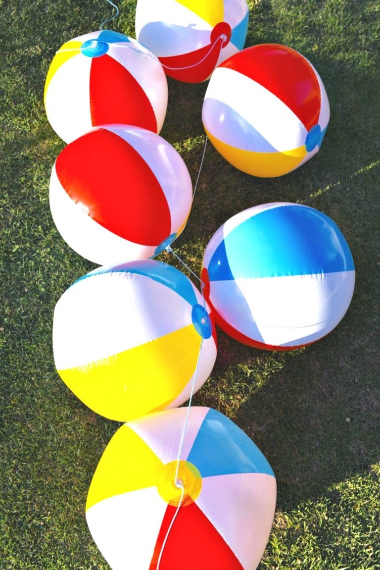 Beach Ball Garland DIY Make Life Lovely   Beach Ball Garland Tutorial 768x1151 