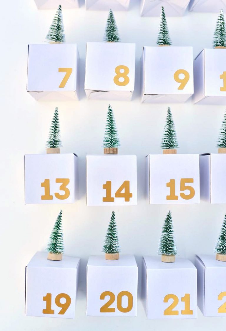 Advent Calendar Boxes DIY for Giving This Christmas - Make Life Lovely