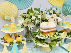 Cheery Mint and Yellow Birthday Party with Cricut - Make Life Lovely