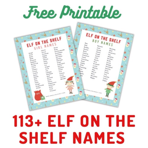 24 FREE Elf on the Shelf Notes Printables - Make Life Lovely